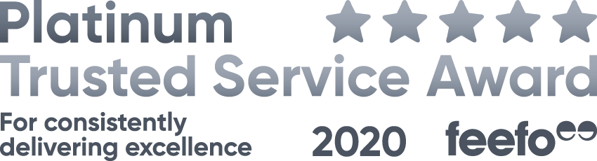 Feefo 2020 Trusted Service Award