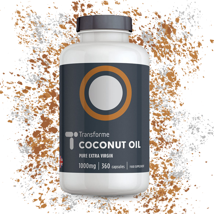 Extra Virgin Cold Pressed Coconut Oil Capsules 1000mg Pure High Strength