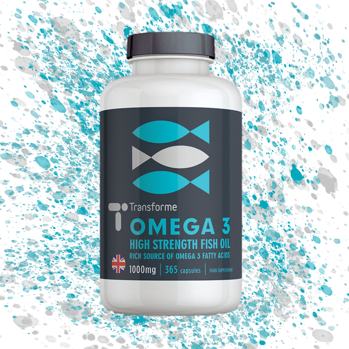 Omega 3 Fish Oil 1000mg Capsules High Strength Omega 3 Fatty Acids DHA and EPA