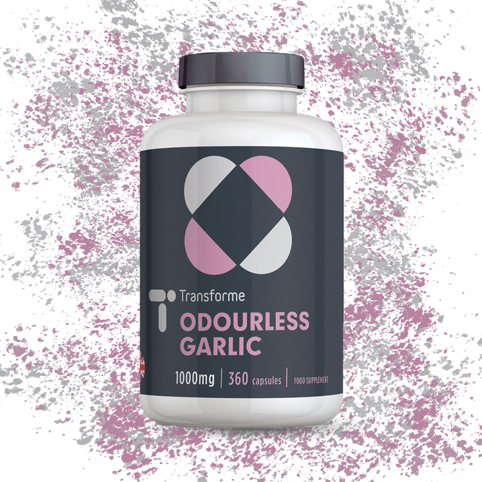 Odourless Garlic Capsules 1000mg High Absorbtion Odourless Garlic Oil in Softgels