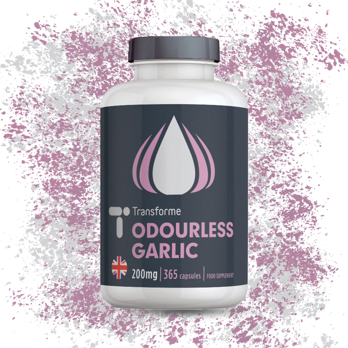 Odourless Garlic Capsules 200mg High Absorption Odourless Garlic Supplements