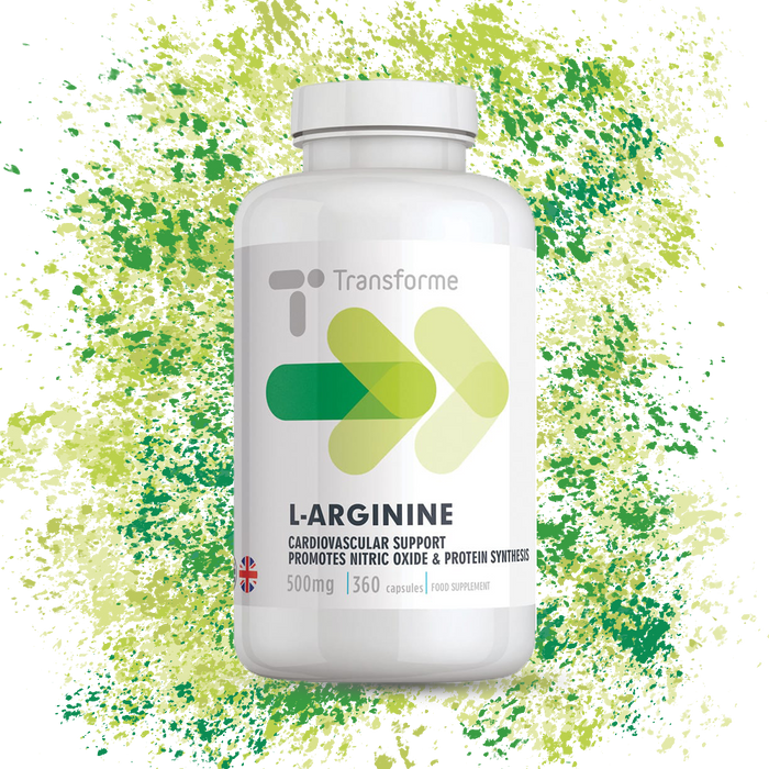 L-Arginine Amino Acid | 500mg - 1000mg Serving | Pure Rapid Absorption Capsules