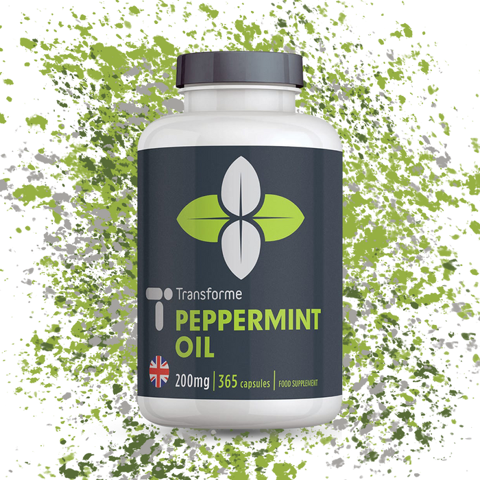 Peppermint Oil Capsules 200mg, Premium Oil of Peppermint Liquid in Softgels