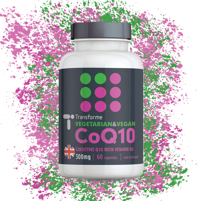 CoEnzyme Q10 300mg Capsules, Vegan & Vegetarian CoQ10