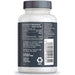 Transforme Omega 3 Algae Oil supplement, 500mg 60 softgel bottle, back view showing nutritional information