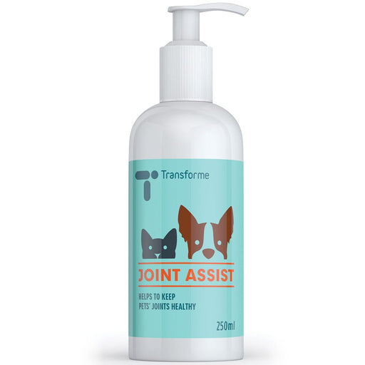 Transforme Joint Assist pump action bottle, liquid Glucosamine Chondroitin joint supplement for dogs & cats