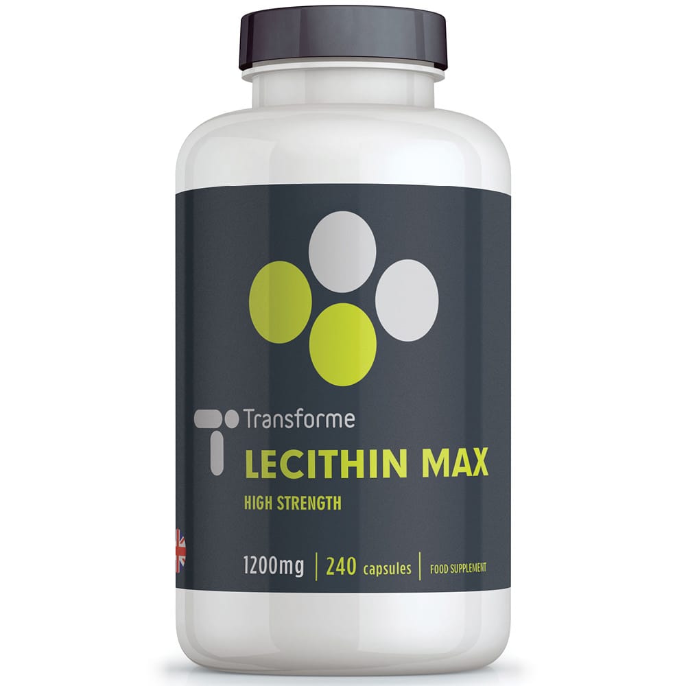 Lecithin Capsules 1200mg, High Strength Phospholipids including Choline