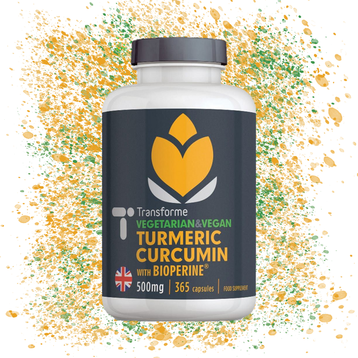 Turmeric Curcumin with BioPerine Black Pepper Extract, Vegetarian & Vegan 500mg Capsules