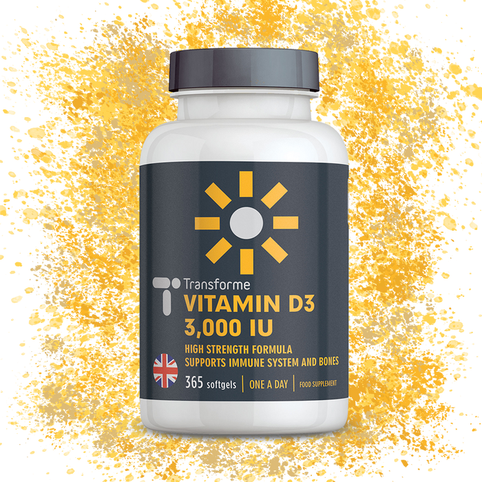 Vitamin D3 3000 iu Cholecalciferol in Olive Oil, Vitamin D Supplements for Bones, Immune System & Teeth